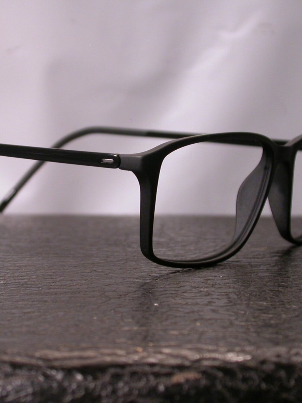 Silhouette Titan Matte Black Modern Light Weight Eyeglasses Made in Austria